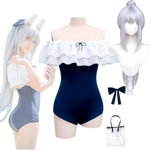 ブルーアーカイブ　ブルアカ　月雪ミヤコ　水着　コスプレ衣装フルセット 61Hjupm2dOL._UY1000_.jpg